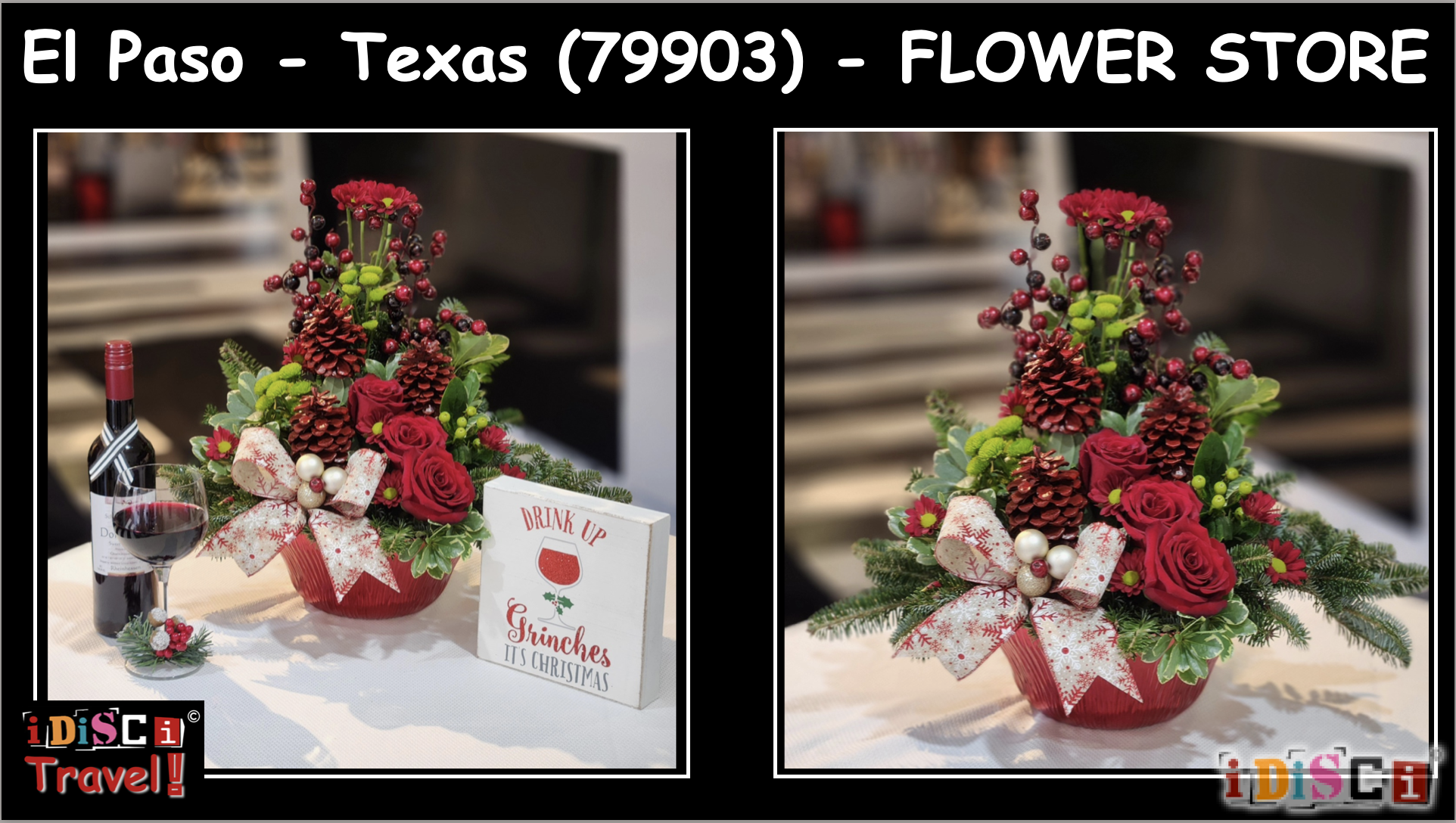 El Paso Texas, 79903, Five Points West, THE GIFT BOX, Cozy Café, Flower Shop, Cake Shop, Chocolate Shop, Wine Shop / Efficient Delivery Service / Everything Custom-Tailored for a special occasion!